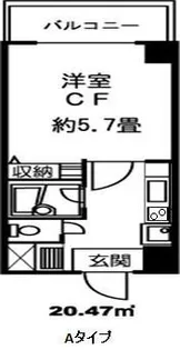 ドミール北赤羽【4階】の間取り