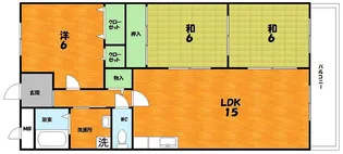 フォレ招提【3階】の間取り