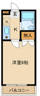 ヴェルムート大森【1階】の間取り