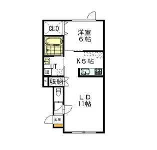 New Wealth【2階】の間取り