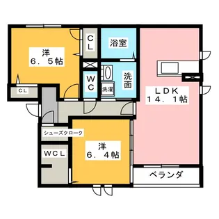 AriettaVI【1階】の間取り
