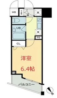 クロスレジデンス蒲田【3階】の間取り