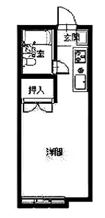 b’CASA水戸赤塚IIre-born【1階】の間取り