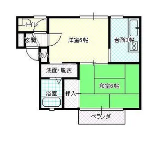タウンハウス【1階】の間取り