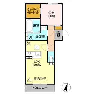 シャインピークス上越妙高【1階】の間取り