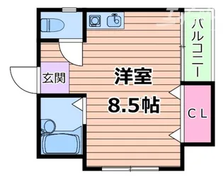 エスポワール朝日町【4階】の間取り