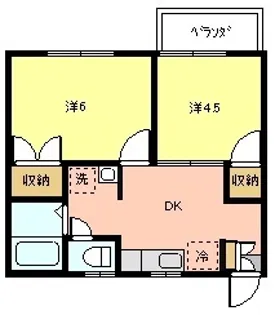 ラジカル【1階】の間取り