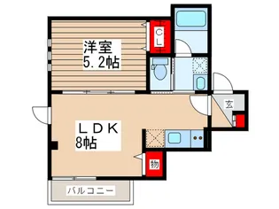ステラ東中神【2階】の間取り