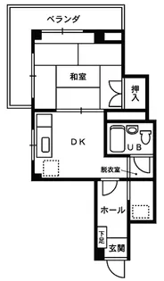 ハッピーライフ日之出【2階】の間取り