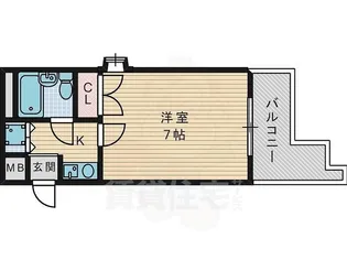 リベラルマンション【3階】の間取り