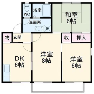 セジュール東曙 C棟【1階】の間取り