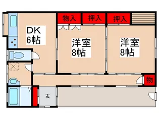 コ-ポ武山【1階】の間取り
