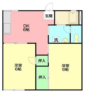 カーサミヤ【1階】の間取り