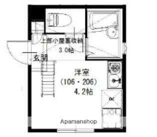 プライムテラス小島新田【1階】の間取り