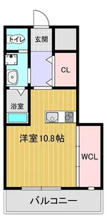 みやまマンションII【3階】の間取り