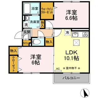 D-house【1階】の間取り