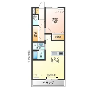 エトワールB【1階】の間取り