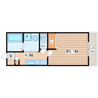 バリューII【4階】の間取り