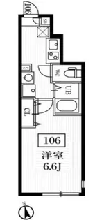 ミハス西小山【1階】の間取り