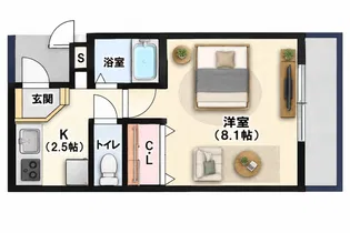 sun MoRitz【2階】の間取り