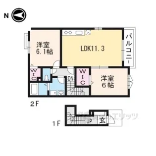 ミローズ・カーサ【2階】の間取り