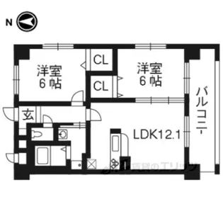 ゲマインシャフト【4階】の間取り