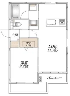 仮称)松戸市松戸メゾン【3階】の間取り