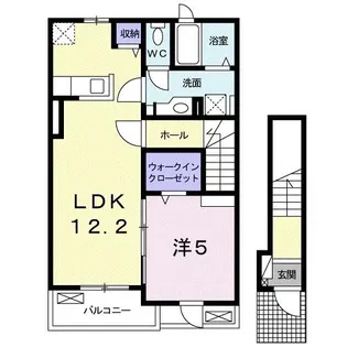 パディーラウンジ【2階】の間取り
