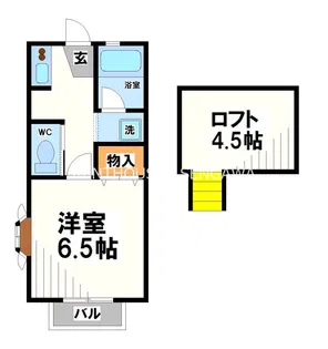 ガーデンパル【2階】の間取り
