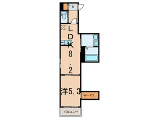 LARGO COURT III【2階】の間取り