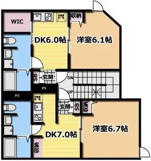 Riva Bianca【2階】の間取り