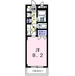 ウエストベリー弐番館【4階】の間取り