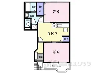 ノースヴィリッジ6【1階】の間取り