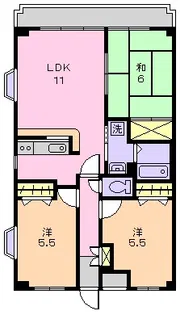 クラールハイト秋本【3階】の間取り