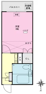 パレス弘明寺第5【2階】の間取り