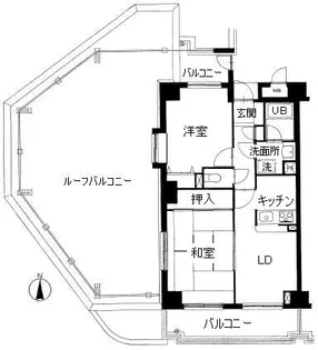 シアーズ南浦和【7階】の間取り