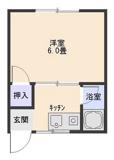 友則ハイツ【2階】の間取り