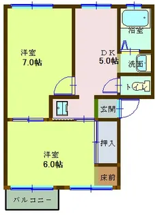 ガーデンハイム【2階】の間取り