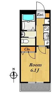 パルフラット【3階】の間取り