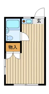 泉コーポ【1階】の間取り