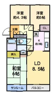湘南武山シーサイドパーク【4階】の間取り