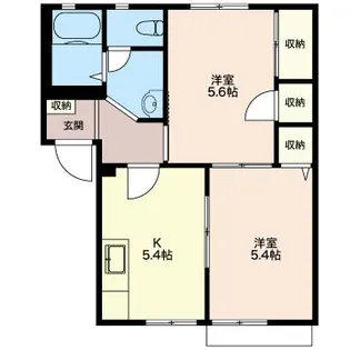 コーポファミール【1階】の間取り