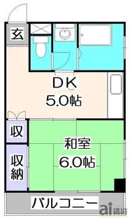 東京都東久留米市滝山5【マンション】の間取り
