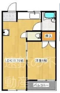 コーポヒサジマ 北棟【2階】の間取り