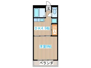 八幡レジデンス【3階】の間取り