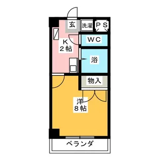 アーティアム【2階】の間取り