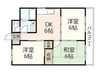 コーポ伊藤【4階】の間取り