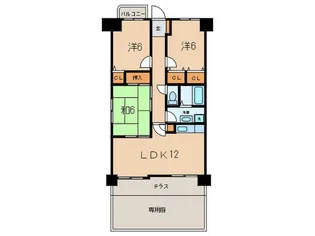 シエステ原【1階】の間取り
