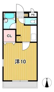 レジデンスわかば【3階】の間取り