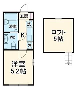 アザーレ・ターコイズよみうりランド前【1階】の間取り